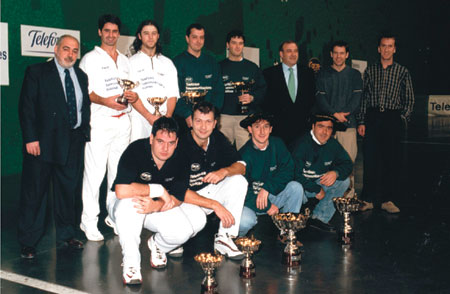 Group photo on a Jai Alai tournament